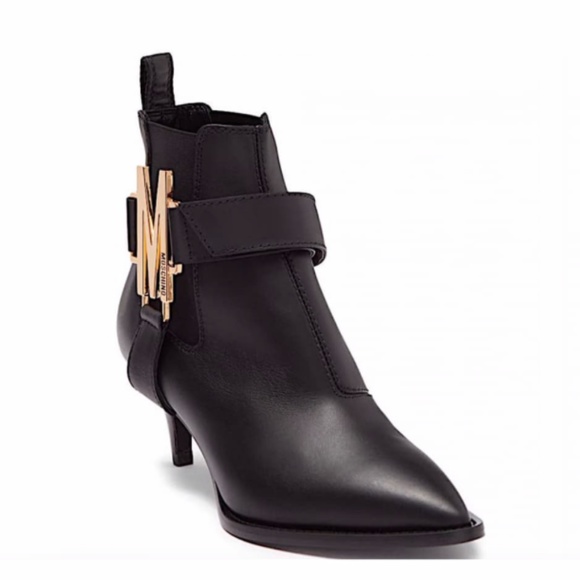 Moschino classic LEATHER ANKLE BOOTS - Picture 6 of 8